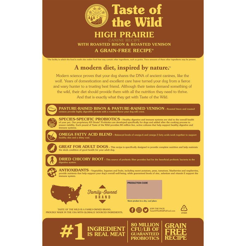 Taste Of The Wild High Prairie 2Kg For Dogs