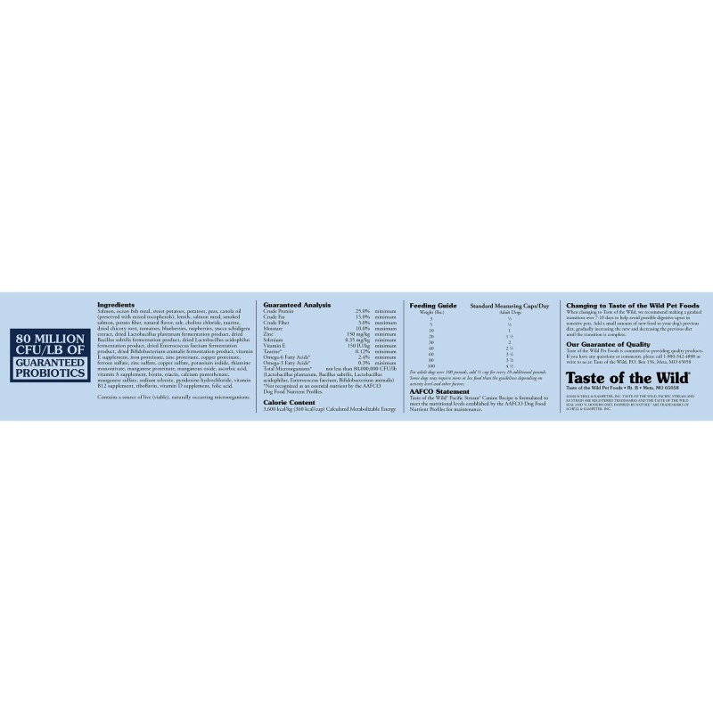 Taste Of The Wild Pacific Stream 12,2Kg For Dogs