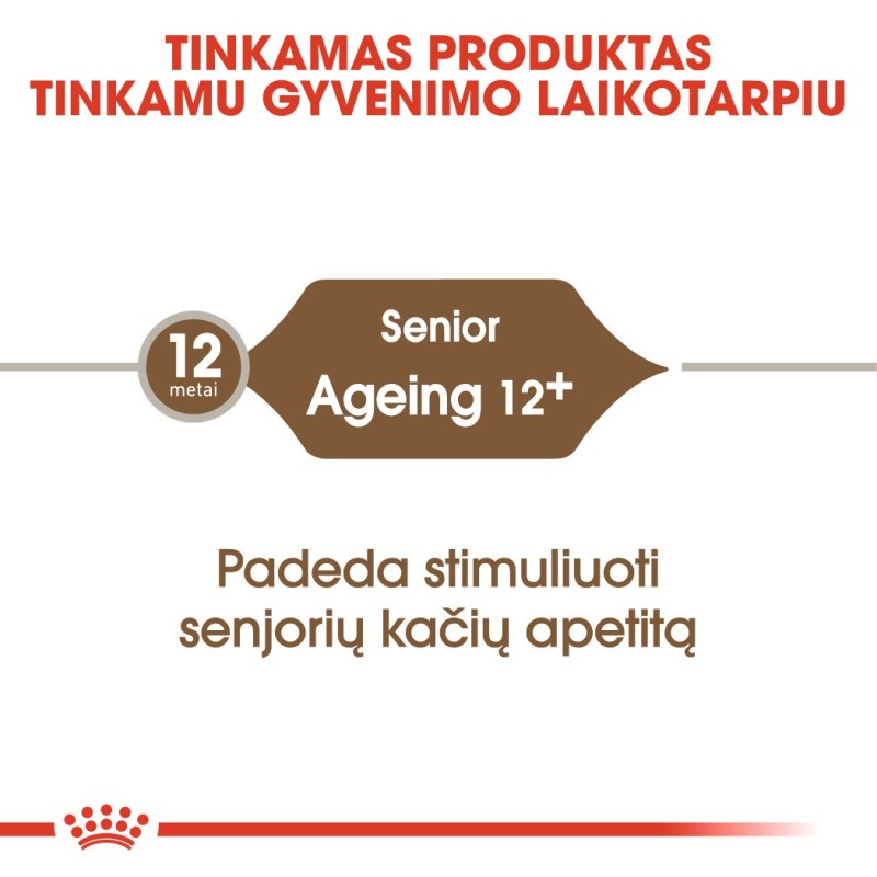 Royal Canin Senior Ageing 12+ kuivtoit kassidele 2kg