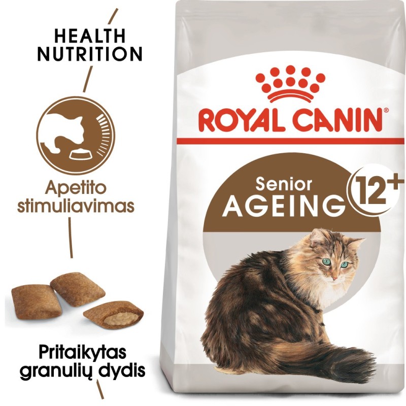 Royal Canin Senior Ageing 12+ kuivtoit kassidele 2kg