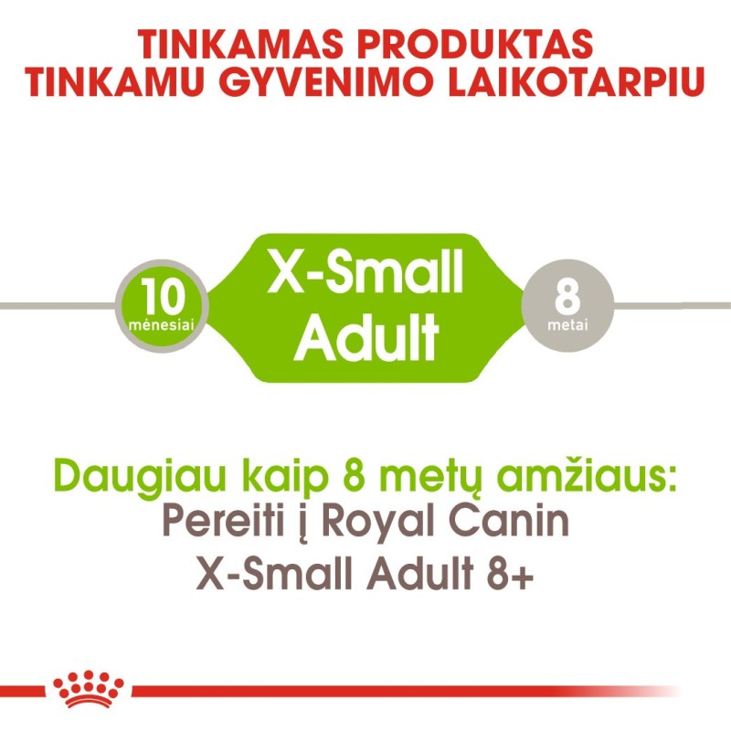 Royal Canin X-Small Adult Koeratoit 1,5 kg