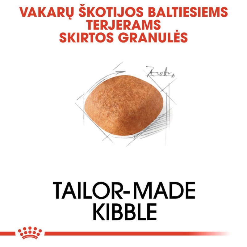 Royal Canin West Highland White Terrier Täiskasvanud Koertele 3kg