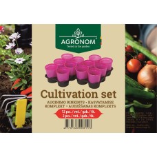 Plastikpotid, 12 tk, samet