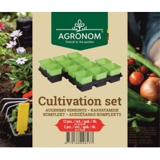 Plastikpotid 8cm, 12tk, roheline