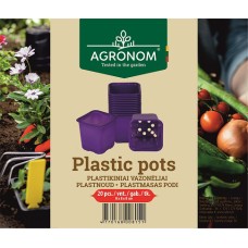 Plastikpott 8cm, 24tk, Velvet