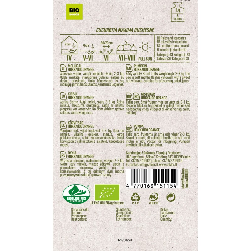 Kõrvits Hokkaido Orange