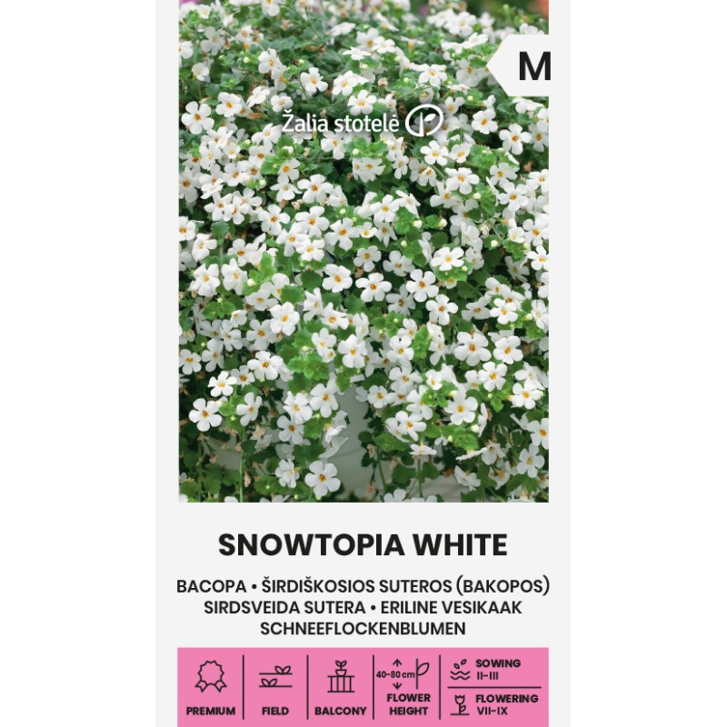 Eriline vesikaak Snowtopia White