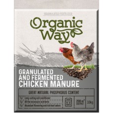 Organic Way Granulated Fermented Chicken Manure Bio 10Kg