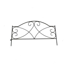 Metallai aed, must, 48x30 cm