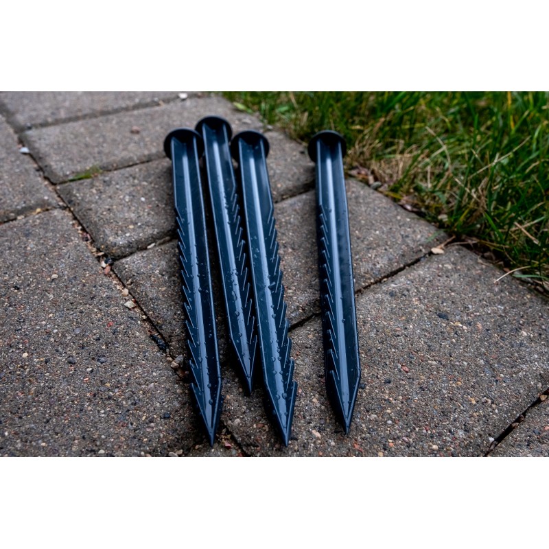 Plastikust äärehaamrid 235 mm mustad (10 tk)