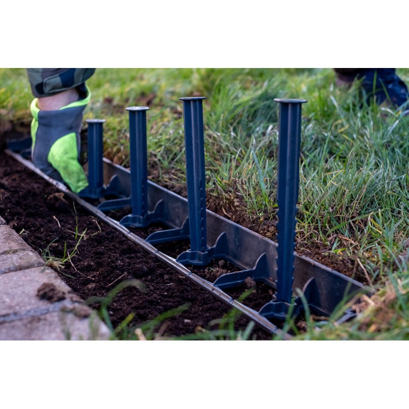 Plastikust äärehaamrid 235 mm mustad (10 tk)