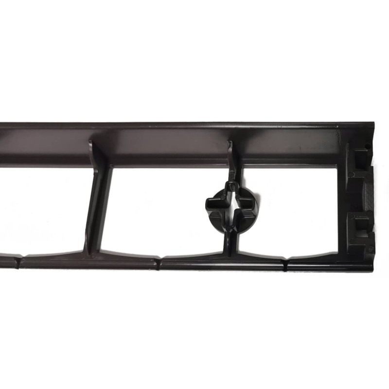 Kunstmaterjalist aedade piiraja 45 mm / 1000 mm must