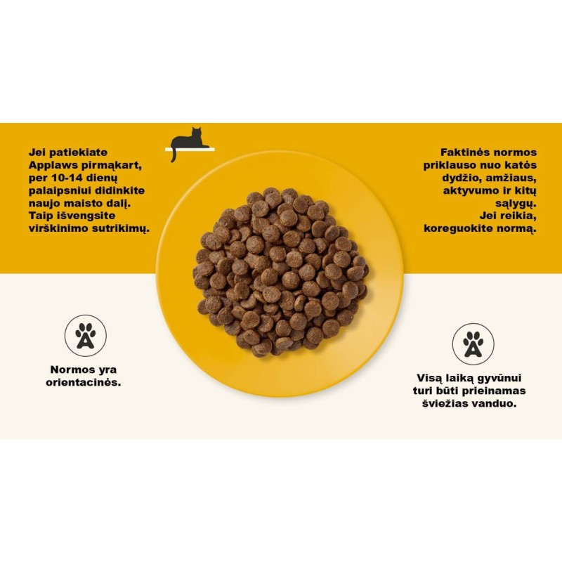 Applaws täiskasvanud kassidele kana 7,5kg