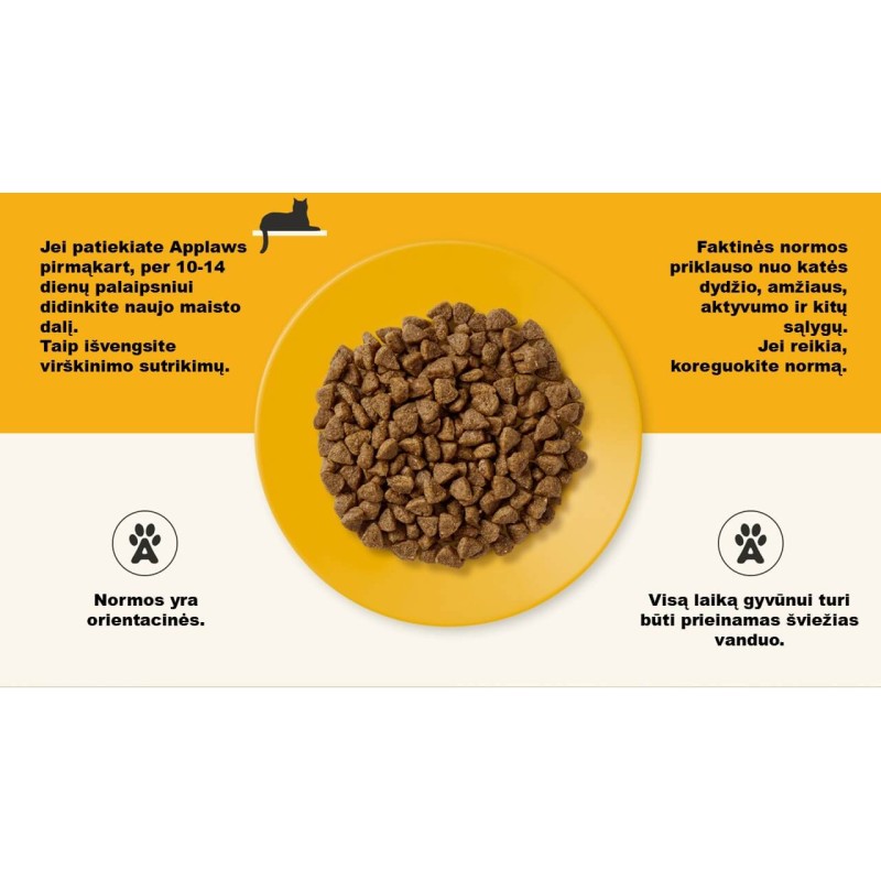 Applaws kuiva toitu kassipoegadele (kana) 2kg