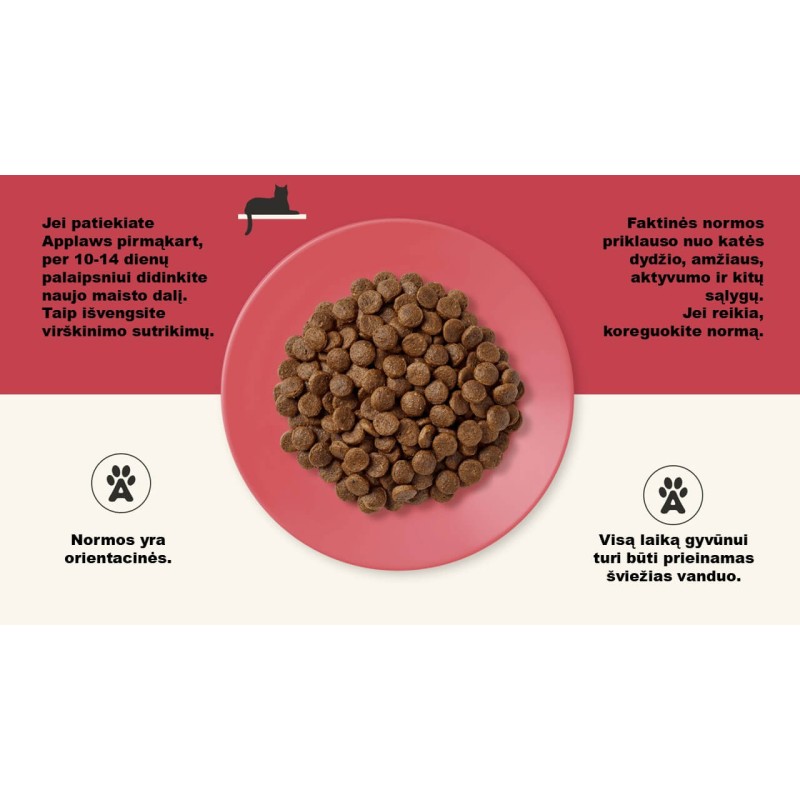Applaws täiskasvanud kassidele kana ja part 7,5 kg