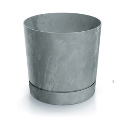 Горшок TUBO DPOP240E, серый, 23.1 см