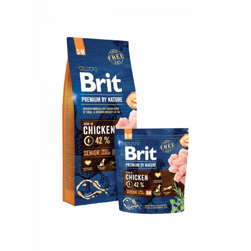 Brit Premium by Nature vanematele S/M 3kg koertele