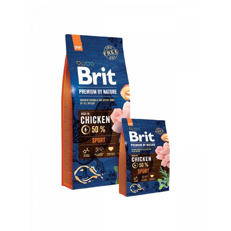 BRIT PREMIUM NATURE SPORT 3KG KOERTELE