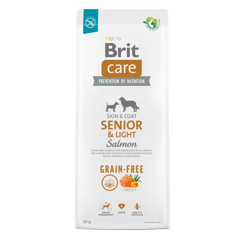 BRIT CARE SENIOR LÕHE & KARTUL 12KG KOERTELE