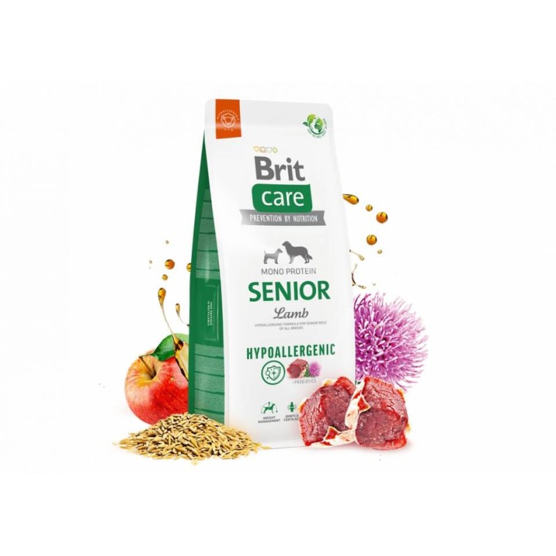 Brit Care Senior Lamb&Rice 12kg koertele