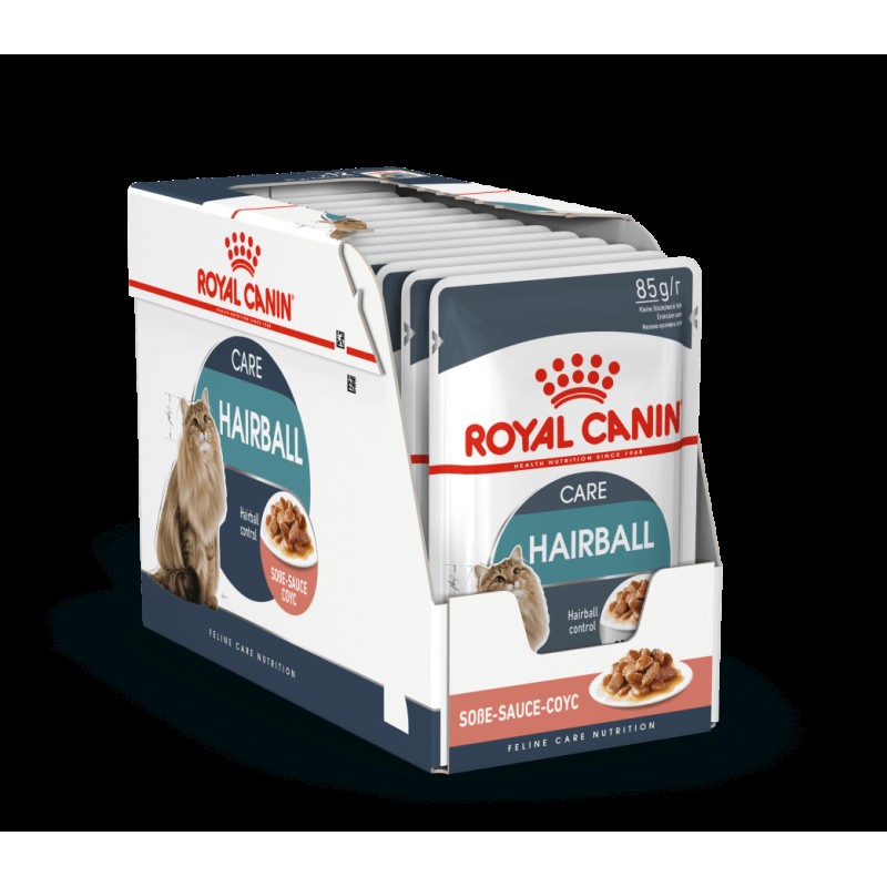 Royal Canin FCN märg toit 85g x 12 karvakammi hooldus kassidele