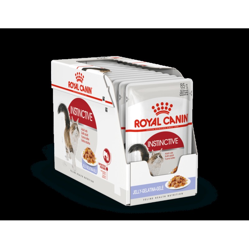 Royal Canin Instinctive 85g x 12 kassidele geeliga