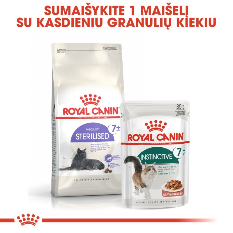 Royal Canin Instinctive 7+ märg toit kassidele 85g