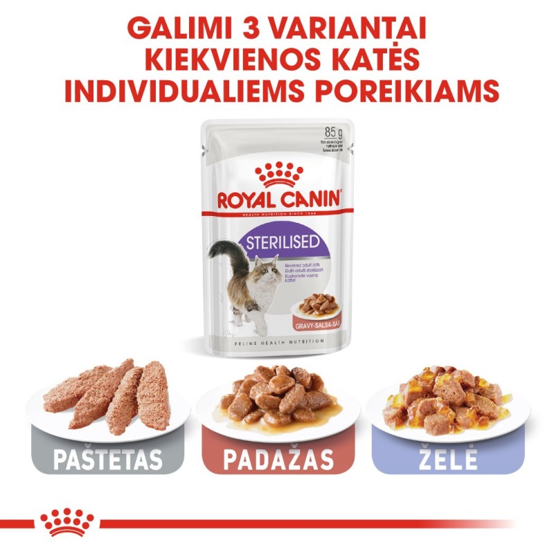 Royal Canin Sterilised märgtoit kassidele 85g x 12