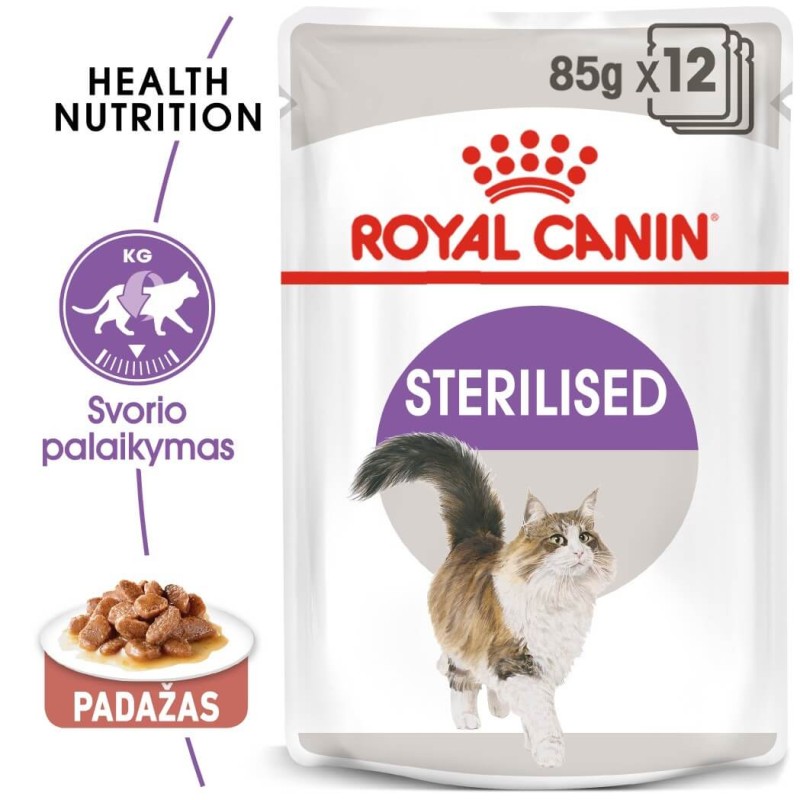 Royal Canin Sterilised märgtoit kassidele 85g x 12